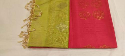 SOFT SILK SAREE WITH BLOUSE